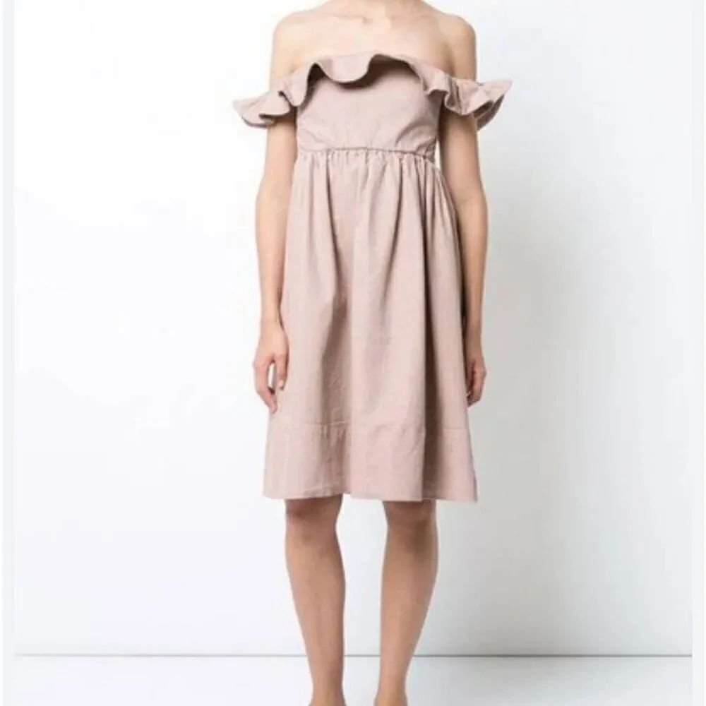 Apiece Apart Novella Maria pink Dress sz 6